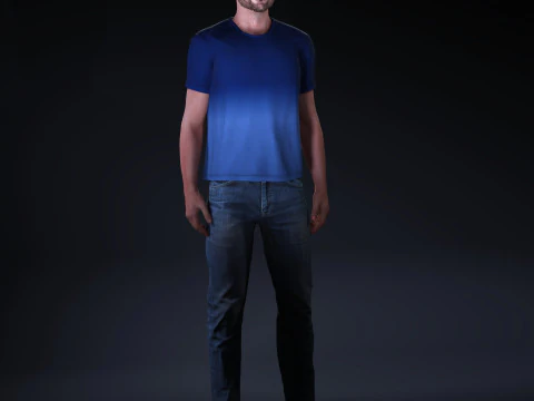 Chris Hemsworth Character 3D Model