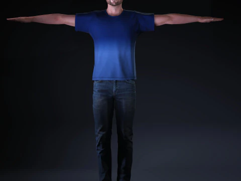Chris Hemsworth Character 3D Model