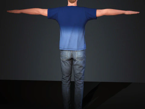 Chris Hemsworth Character 3D Model