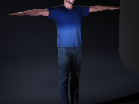 Chris Hemsworth Character Modelo 3D