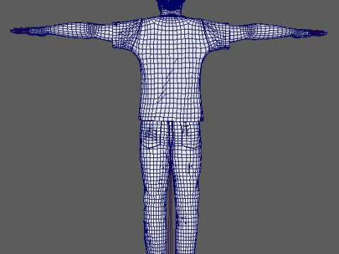 Chris Hemsworth Character 3D Model