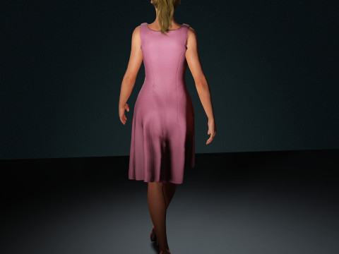 Jennifer Lawrence Character Model 3D