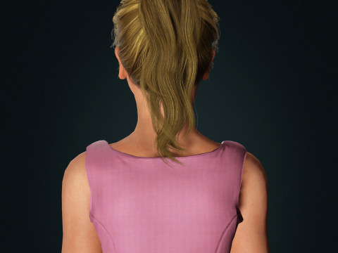 Jennifer Lawrence Character Model 3D