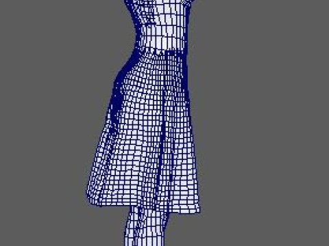 Jennifer Lawrence Character 3D Model