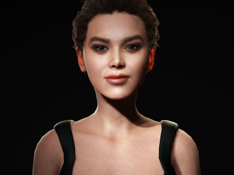 Hailee Steinfeld Character 3D Model