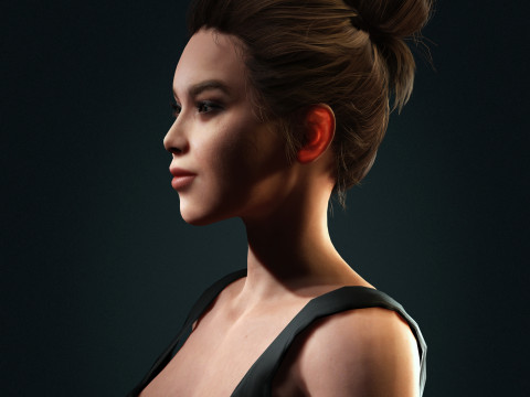 Hailee Steinfeld Character 3D-Modell
