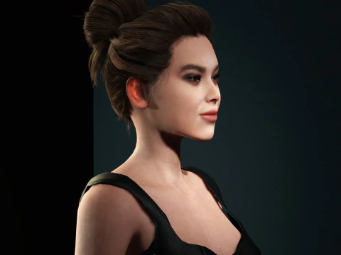 Hailee Steinfeld Character 3D Model