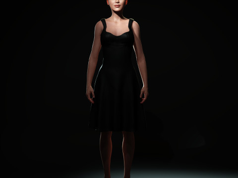 Hailee Steinfeld Character 3D-Modell
