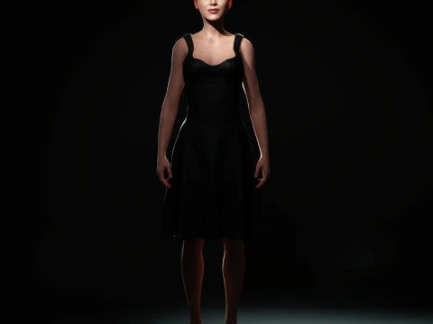 Hailee Steinfeld Character 3D Model
