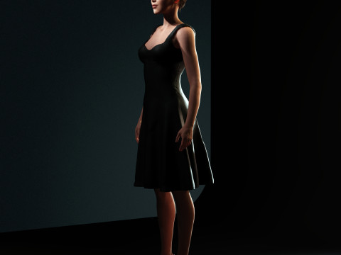 Hailee Steinfeld Character 3D-Modell
