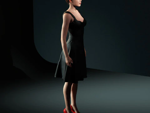 Hailee Steinfeld Character 3D Model