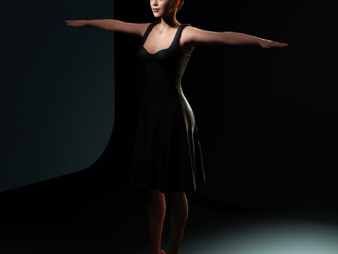 Hailee Steinfeld Character 3D-Modell