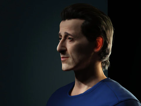 Adrien Brody Character 3D Model