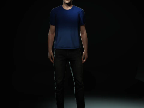 Adrien Brody Character 3D Model