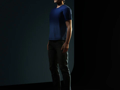 Adrien Brody Character 3D Model