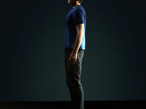 Adrien Brody Character 3D Model