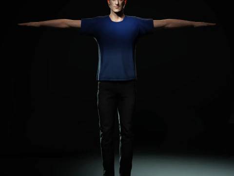 Adrien Brody Character 3D Model