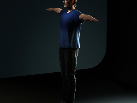 Adrien Brody Character Modèle 3D