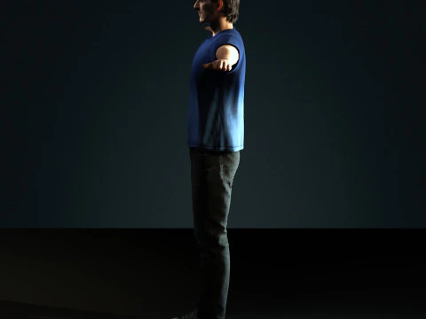 Adrien Brody Character 3D Model