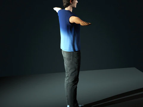 Adrien Brody Character 3D Model