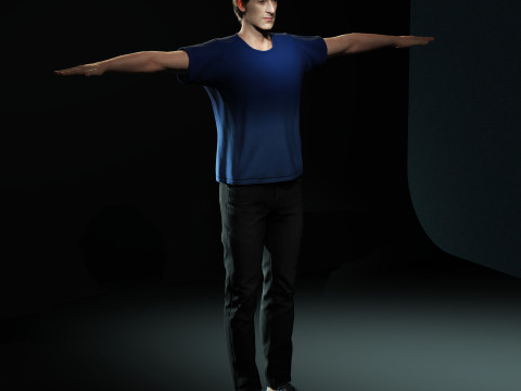 Adrien Brody Character Modèle 3D