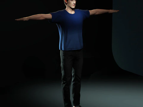 Adrien Brody Character 3D Model