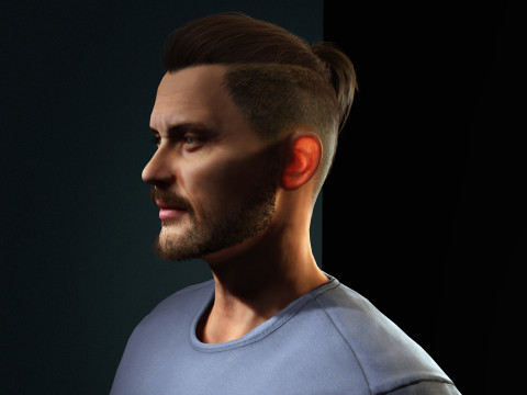 Tom Hardy Character 3D Model
