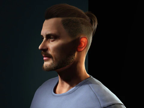 Tom Hardy Character 3D Model