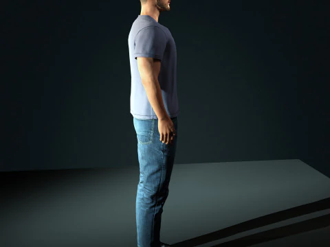 Tom Hardy Character 3D Model