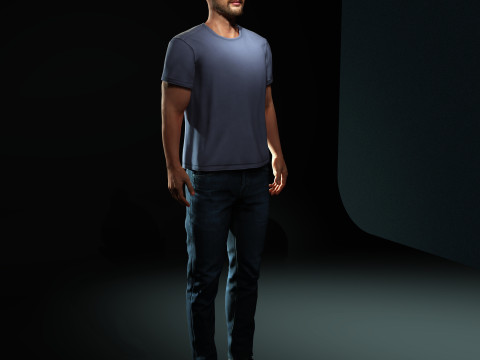 Tom Hardy Character 3D Model
