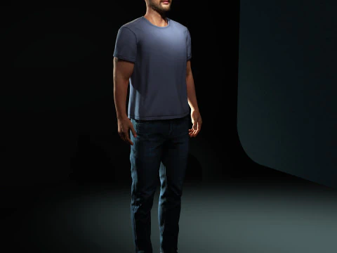 Tom Hardy Character 3D Model
