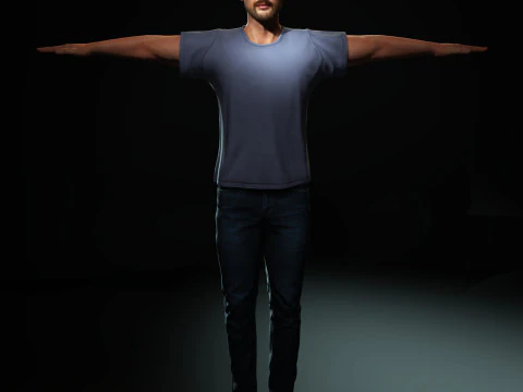 Tom Hardy Character 3D Model