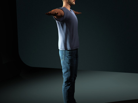 Tom Hardy Character 3D Model