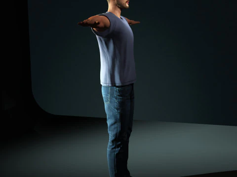 Tom Hardy Character 3D Model