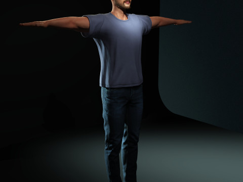 Tom Hardy Character 3D Model