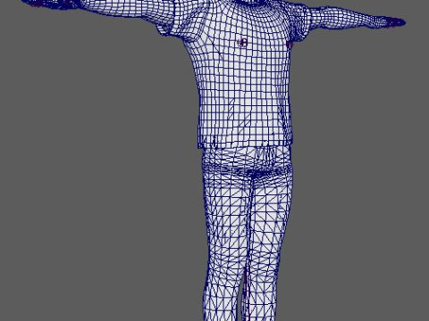 David Corenswet Character 3D Model