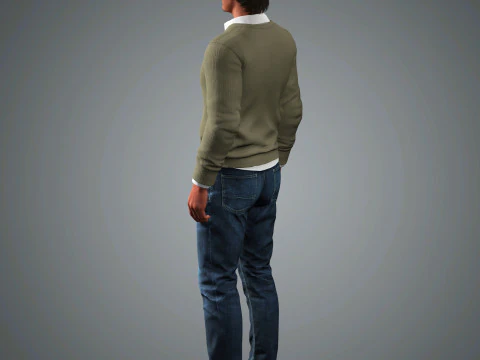 Billy Crudup Character 3D Model