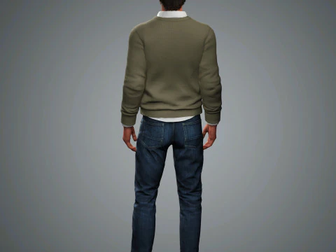 Billy Crudup Character 3D Model