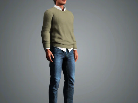Billy Crudup Character 3D Model