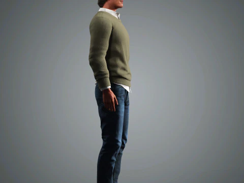 Billy Crudup Character 3D Model