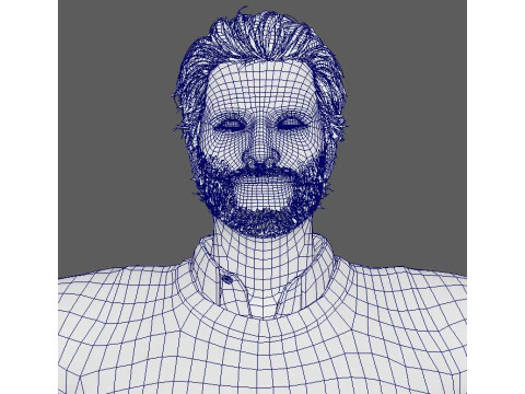 Billy Crudup Character 3D Model