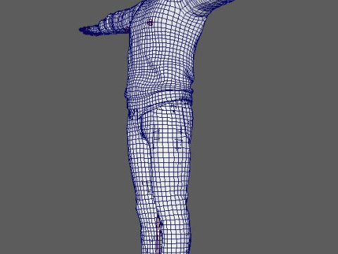 Billy Crudup Character 3D Model