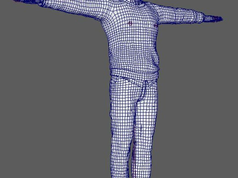 Billy Crudup Character 3D Model