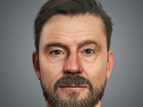 월터 화이트 - 브라이언 크랜스턴 캐릭터 3D 모델