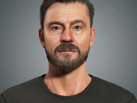 Walter White - Bryan Cranston Character 3D Model