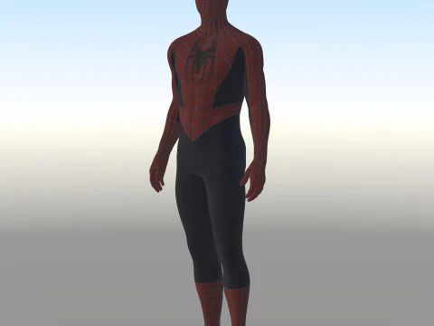 Spider-Man Character 3D Model