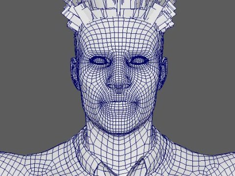 Cartoon Black Male Character Ready for Game and Animation 3D Model