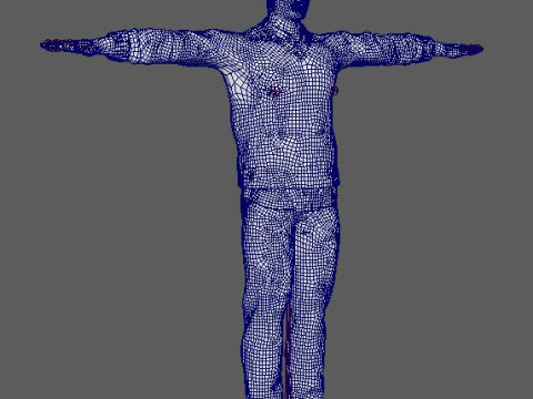 Cartoon Black Male Character Ready for Game and Animation 3D 模型