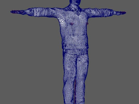 Cartoon Black Male Character Ready for Game and Animation 3D Model