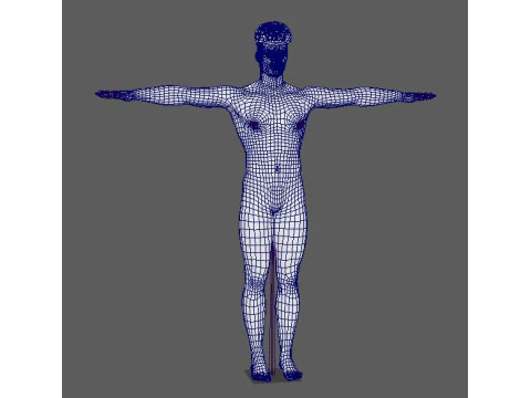 Cartoon Black Male Character Ready for Game and Animation 3D Model